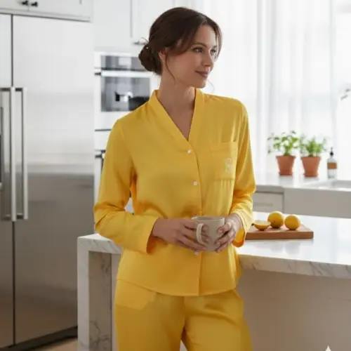 Pijama Longo em Cetim Personalizado até 46 (min 6)