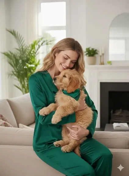 Pijama Longo em Cetim Personalizado até 46 (min 6)