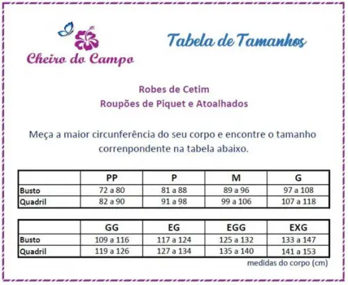 Roupão de Piquet Infantil Bordado. com Viés. Min 25