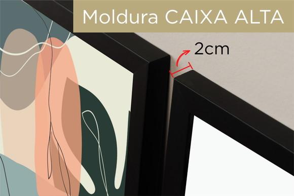 Kit 3 Quadros Decorativos Modernos Folhagem Para Sala Quarto