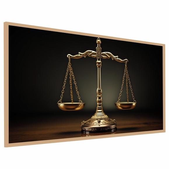 Quadro Decorativo Advogado Escritório Moderno com Moldura