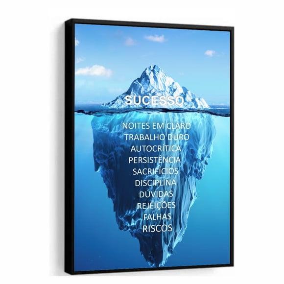 Quadro Decorativo Motivação Frases Para Escritório Moldura