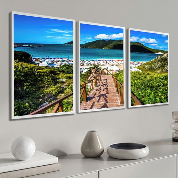 Quadros Decorativos Arraial Do Cabo Rio De Janeiro Moldura