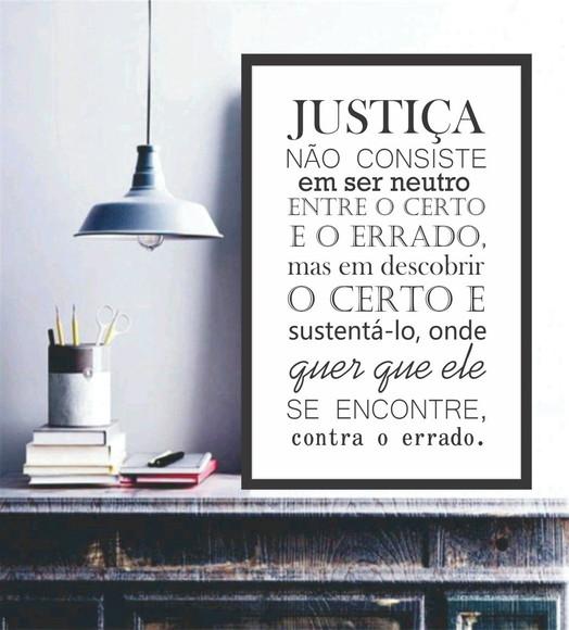 Quadros Decorativos Com Frases Advogado Sala Justiça Moldura