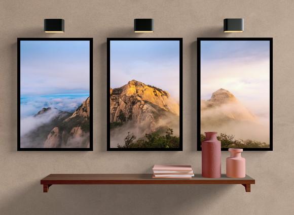 Quadros Decorativos De Paisagem Para Quarto Sala Com Moldura
