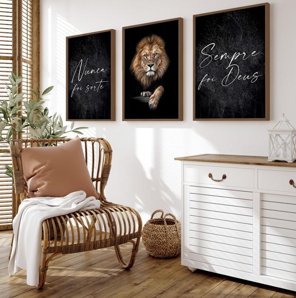 Quadros Decorativos Frase Motivacional Escritório Moldura