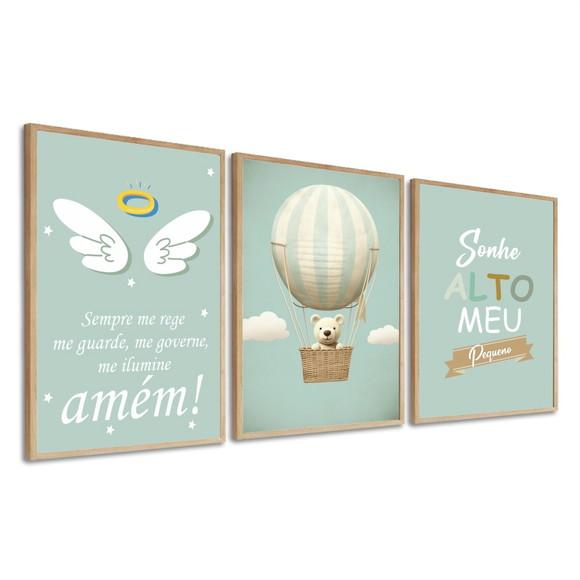 Quadros Decorativos Infantil Frases Personalizado Moldura