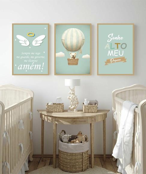 Quadros Decorativos Infantil Frases Personalizado Moldura