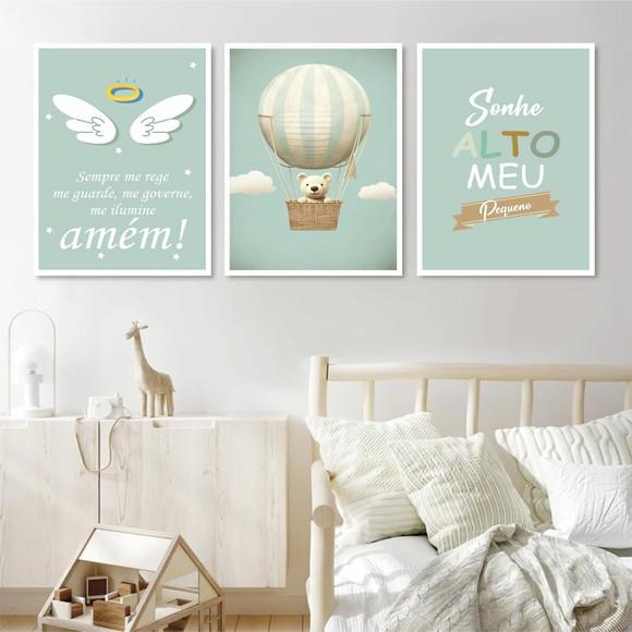 Quadros Decorativos Infantil Personalizado Frases Moldura