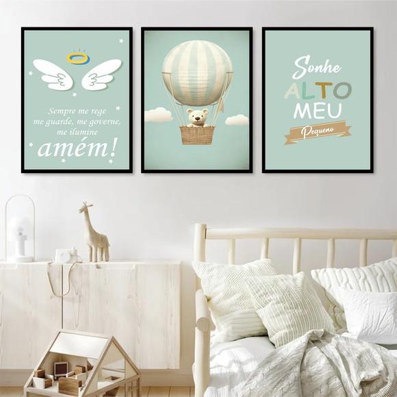 Quadros Decorativos Infantil Personalizado Quarto Moldura