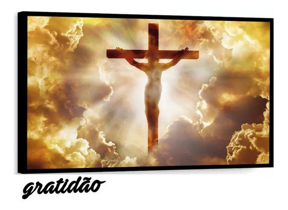 Quadros Decorativos Jesus Cristo Senhor Oração Com Molduras