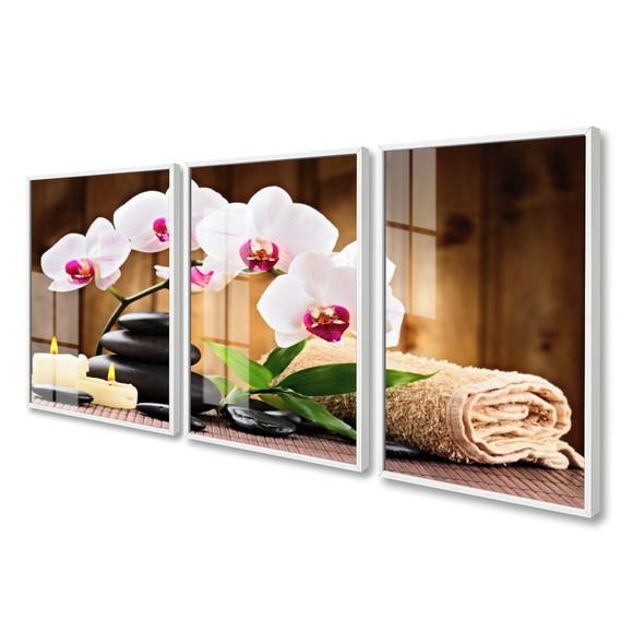 Quadros Decorativos Modernos Spá Estética Moldura e Vidro