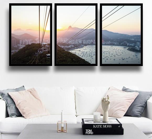 Quadros Decorativos Paisagem Pão De Açúcar Rio De Janeiro