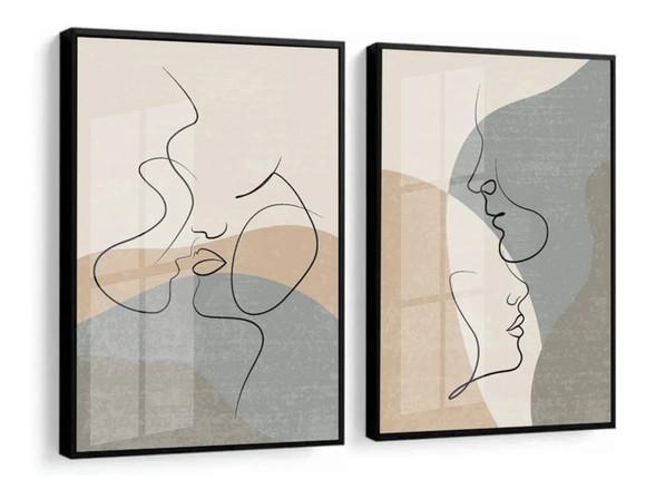 Quadros Decorativos Para Quarto Casal Desenho Moldura Vidro