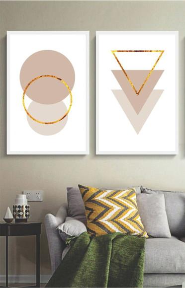 Quadros Decorativos para Sala Abstrato Nude Quarto Casa Hall