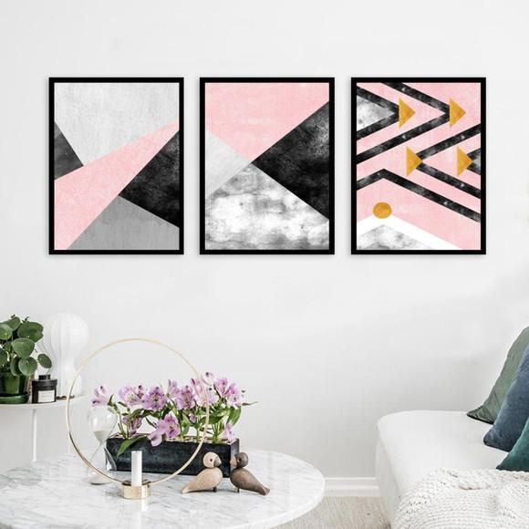 Quadros Decorativos Para Sala Modernos Corredor Hall Moldura