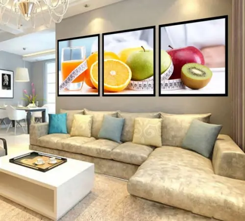 3 Quadros Decorativos Nutricionista Fitness Academia Saúde