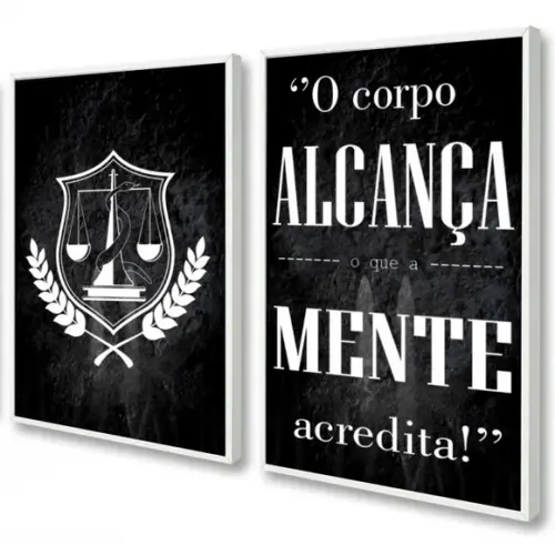 Kit 2 Quadros Decorativos Nutrição Consultório Profissão
