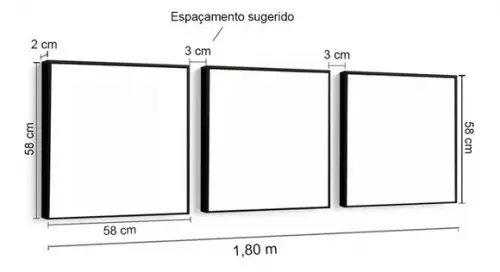Kit 3 Quadros Decorativos, Londres Paris e Nova York Cidades