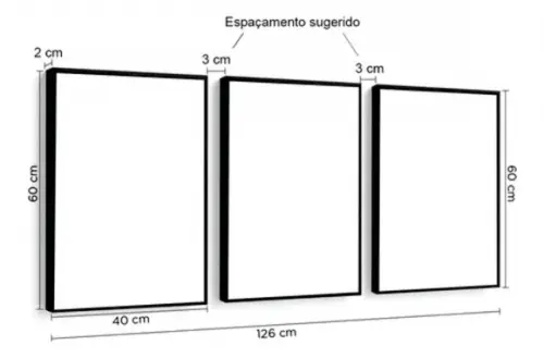 Kit 3 Quadros Jesus Cristo Paisagem Cordeiro Moldura Vidro