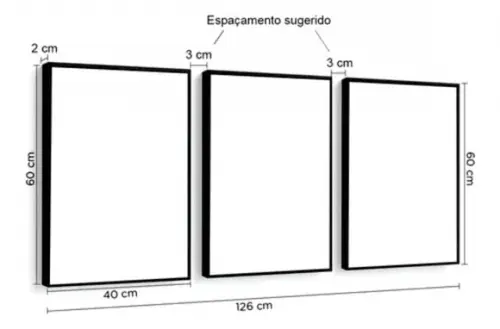 Kit 3 Quadros Mapa Mundi Viagem Frases Decoração Com Moldura