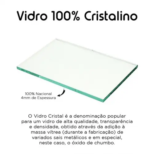 Kit Quadros Decorativos Flores Azul Moderno Moldura e Vidro