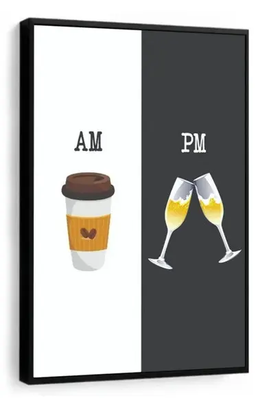 Quadro Decorativo Cozinha Cantinho Do Café Sala Com Moldura