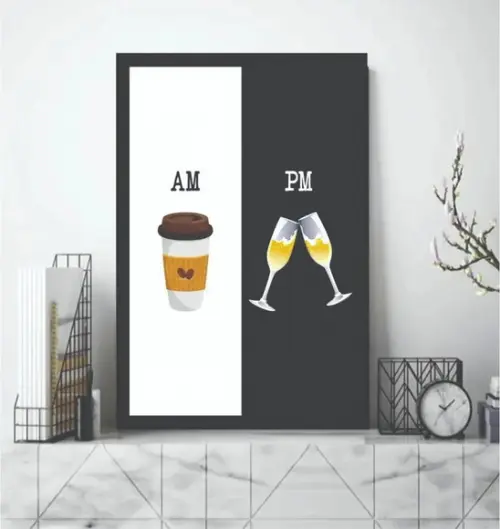 Quadro Decorativo Cozinha Cantinho Do Café Sala Com Moldura