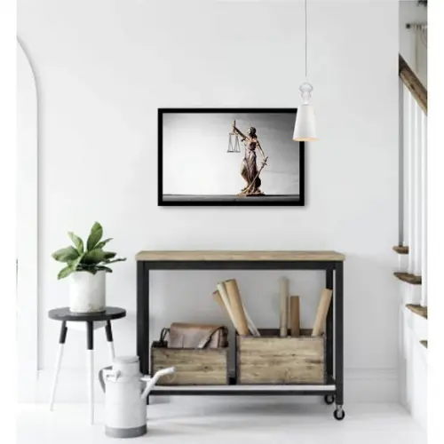 Quadro Decorativo Para Sala Escritório Advogado Com Moldura