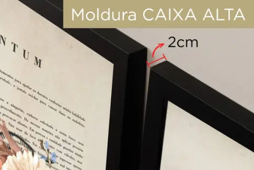 Quadro Decorativo Psicologia Cérebro Moderno Moldura e Vidro