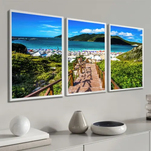 Quadros Decorativos Arraial Do Cabo Rio De Janeiro Moldura