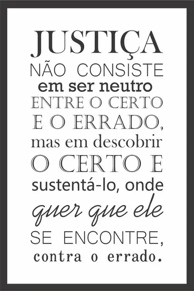 Quadros Decorativos Com Frases Advogado Sala Justiça Moldura