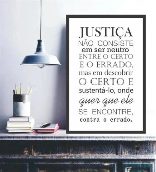 Quadros Decorativos Com Frases Advogado Sala Justiça Moldura