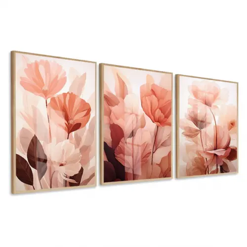 Quadros Decorativos Flores Rosas Quarto Sala Hall Luxo Vidro