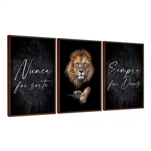Quadros Decorativos Frase Motivacional Escritório Moldura