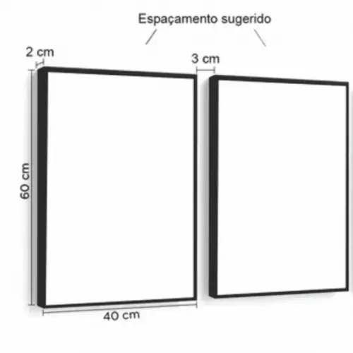 Quadros Decorativos Modernos Capim Trigo com Moldura e Vidro