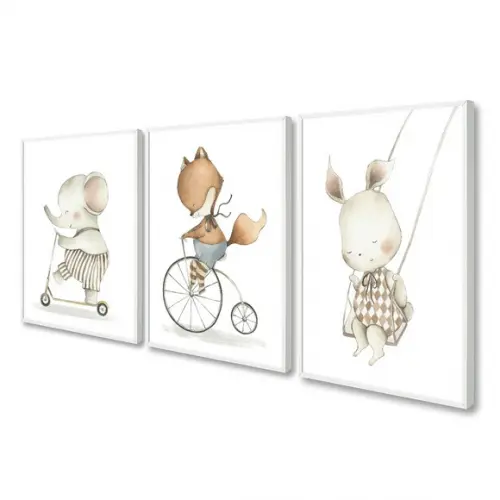 Quadros Decorativos Modernos para Quarto Infantil Moldura