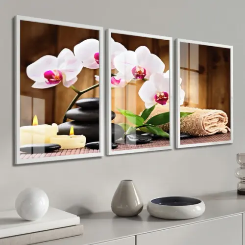 Quadros Decorativos Modernos Spá Estética Moldura e Vidro