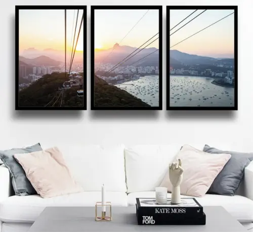 Quadros Decorativos Paisagem Pão De Açúcar Rio De Janeiro