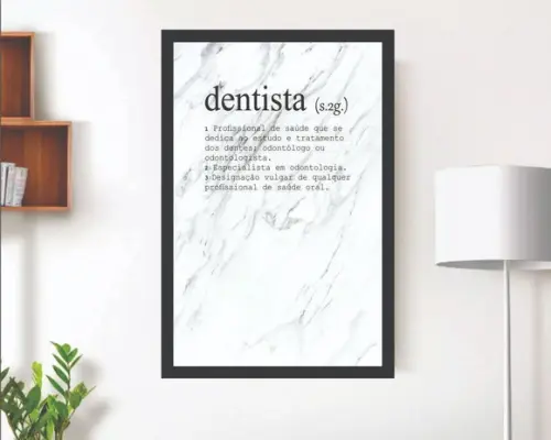 Quadros Decorativos para Consultório Dentista Odontologia