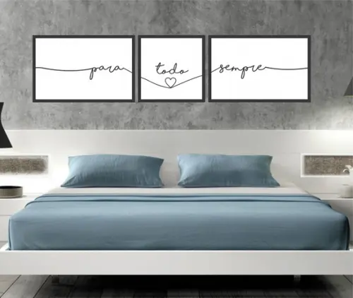 Quadros Decorativos Para Quarto De Casal Frases Com Moldura