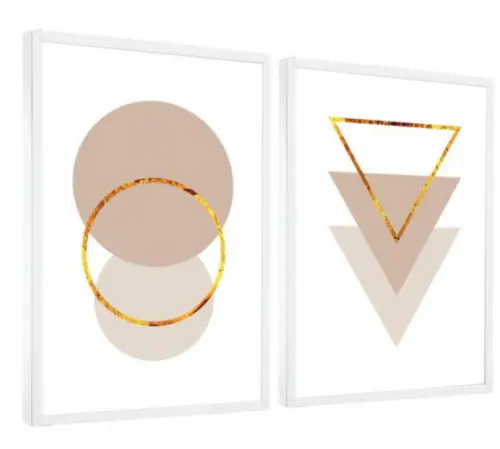 Quadros Decorativos para Sala Abstrato Nude Quarto Casa Hall