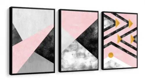 Quadros Decorativos Para Sala Modernos Corredor Hall Moldura