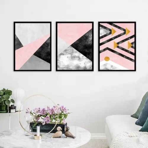 Quadros Decorativos Para Sala Modernos Corredor Hall Moldura