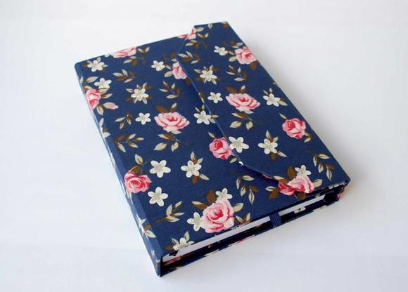 Agenda 2024 Feminina Floral Marinho