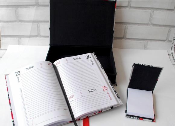 Agenda 2025 Masculina - Kit Agenda + Bloquinho