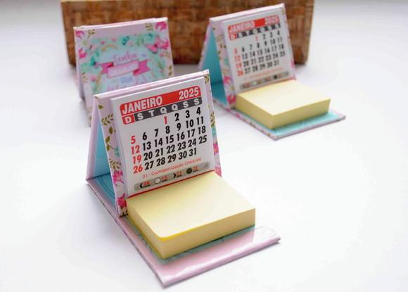 Brinde -mini Calendário com Post It 2026