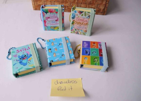 Lembrancinha para Eventos -chaveiros Post It Personalizado