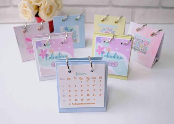 Mini Calendário de Mesa 2026