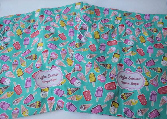 Saco para Roupas Sujas e Roupas Limpas - Kit